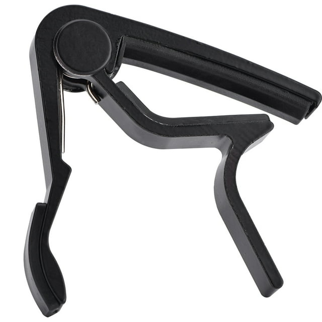 Guitar Tuner, Quick Change Portable Tuner Capo Aluminum Alloy Folk Capo Tune Clamp Handheld For Folk Guitar