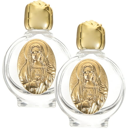 

2Pcs Glass Holy Water Bottle Church Use Holy Water Bottle Delicate Holy Water Bottle Church Supplies