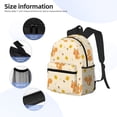 thumbnail image 5 of Haiem Squirrel And Leaves Lightweight Backpack for School, Classic Basic Water Resistant Casual Daypack for Travel with Bottle Side Pockets, 5 of 8