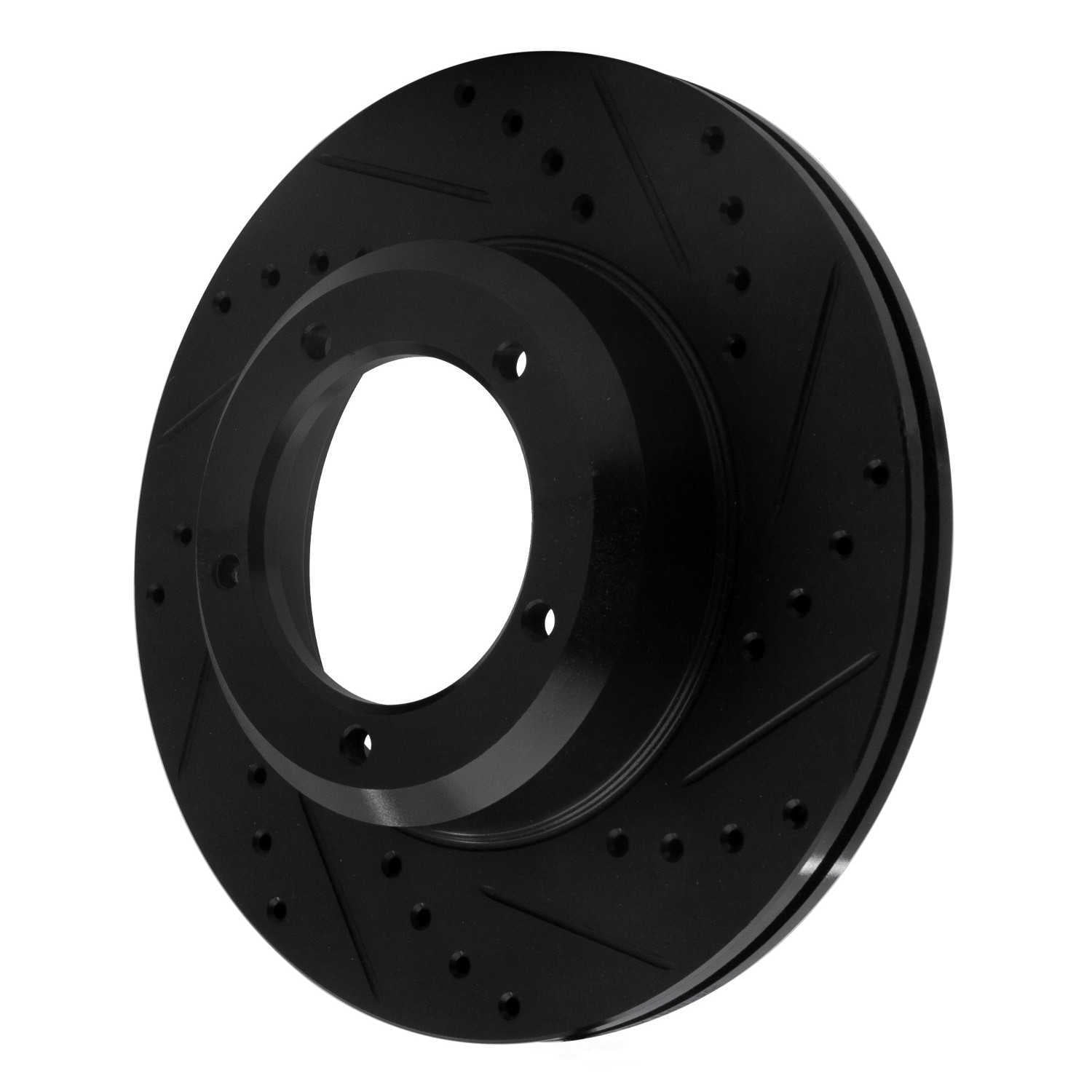Dynamic Friction Company 633-11001R DFC Brake Rotor - Drilled And Slotted - Black