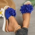 thumbnail image 6 of Hoshose Fashion Slide Wedge Sandals for Women Flower Comfortable Summer Outdoor Wear Women Beach Sandals, 6 of 9