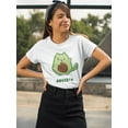 thumbnail image 2 of Avocado Kitten T-Shirt Women -Smartprints Designs, Female Small, 2 of 4