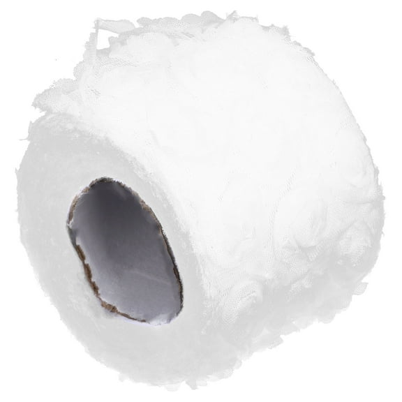 Rose Strap Clothing Materials Multipurpose Decorative Fabric Upholstery Fabrics White