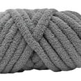 thumbnail image 6 of perfeclan Chunky Wool Yarn, Arm Knitting Yarn, Lightweight DIY Hand Knitting, Bulky Yarn, Heavy Yarn for Crafts, Bed, Fence, Hats, Tapestry, Sweater Gray, 6 of 9