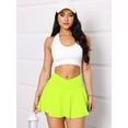 thumbnail image 4 of 2025 Golf Skirt Women High Waist V Summer Running Outdoors Tennis Sport Skirt Pockets Fitness Casual Shorts, 4 of 10