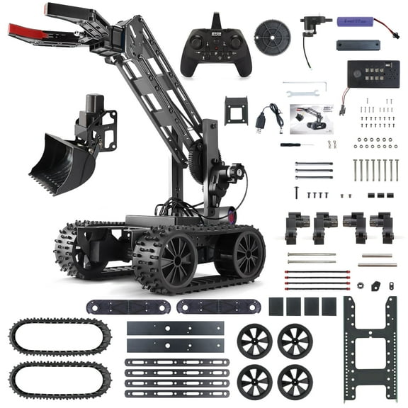 Robotic Arm Kit, Robot Kit for Kids Age 8 ,STEM Building Toys 4-DOF Electronic Programming DIY Robots for Boys and Girls, Educational Science Projects,Cool Xmas Birthday Gifts for Kids.