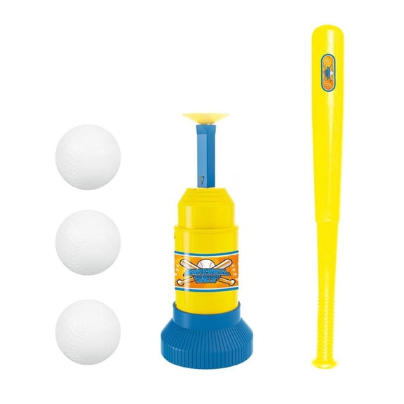 Sinyiin Baseball Bat and Pitcher Set Toy Safety Training Ball Pitching Machine For Kids