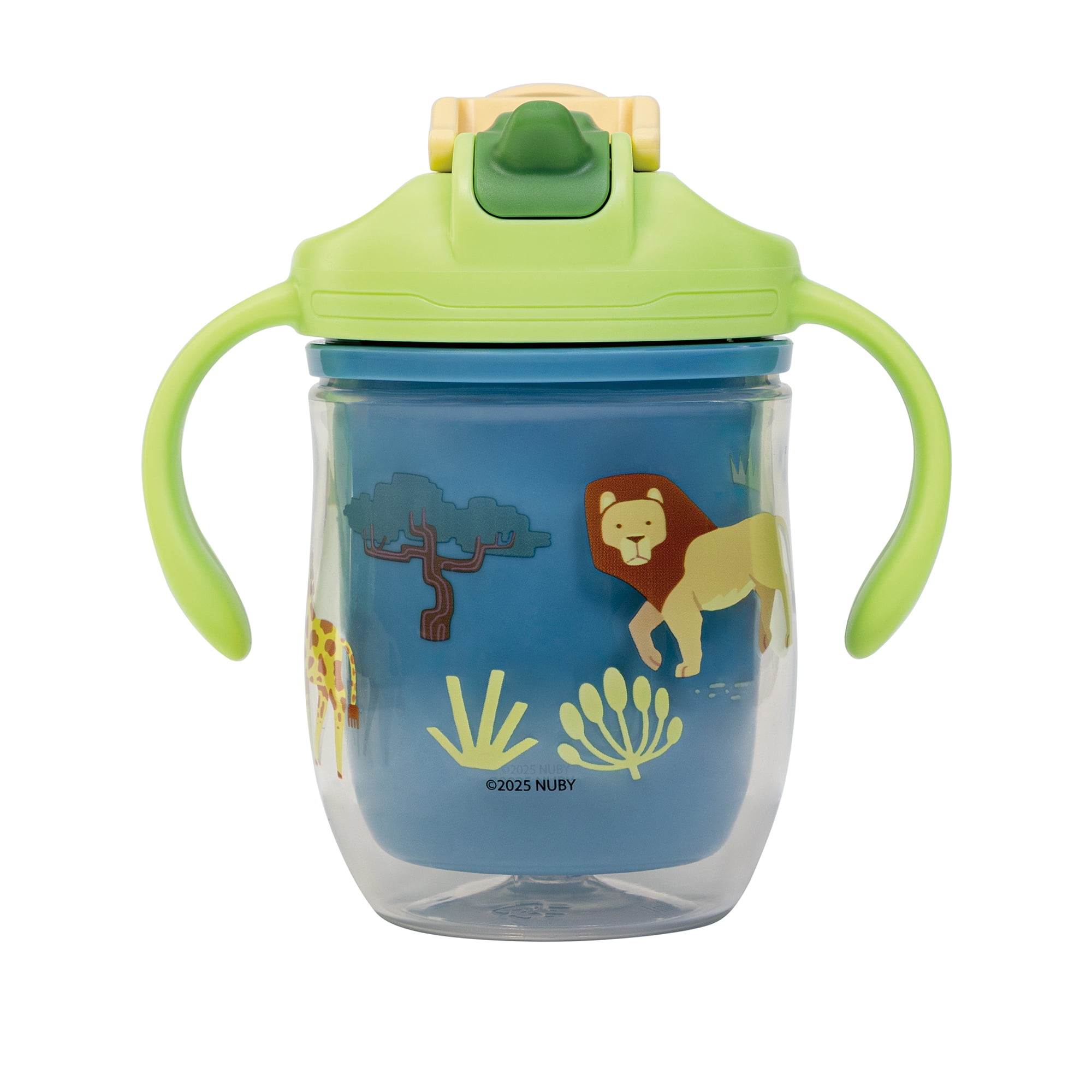 Nûby™ 2-in-1 Insulated Toddler Plastic Cup with Spout & 360˚ Weighted Straw