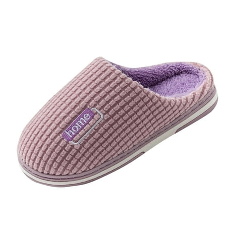 

WANYNG Home English Women Slippers Autumn And Winter Fashion Comfortable Flat Bottom Warm Non Slip Indoor Outdoor Slippers Women Thick Sole Womens Cute Slippers Size 8