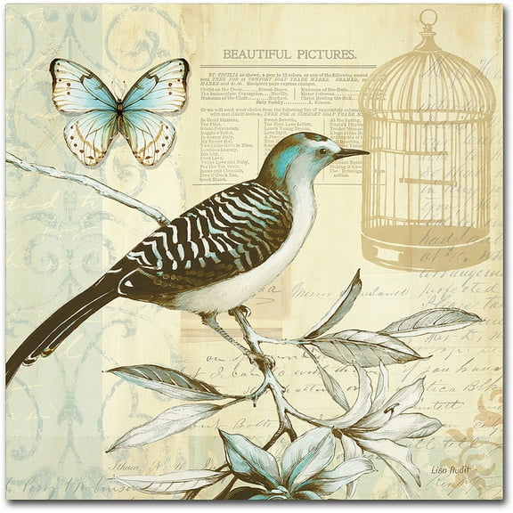 Trademark Fine Art "Freedom I" Canvas Art by Lisa Audit