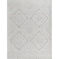 thumbnail image 2 of Mark&Day Outdoor Rugs, 8x10 Arno Modern Indoor/Outdoor Light Gray Area Rug, Non Shedding Grey Carpet for Patio, Deck, Bedroom, Living Room or Kitchen (7'10" x 10'), 2 of 7