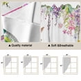 thumbnail image 5 of Watercolor Flowers Swag Valances for Windows 2 Pack, Kitchen Window Curtains 36 Inch Length, Spring Hummingbird Butterflly Floral Privacy Swag Curtains for Living Room/Bathroom 36"x36", 5 of 8