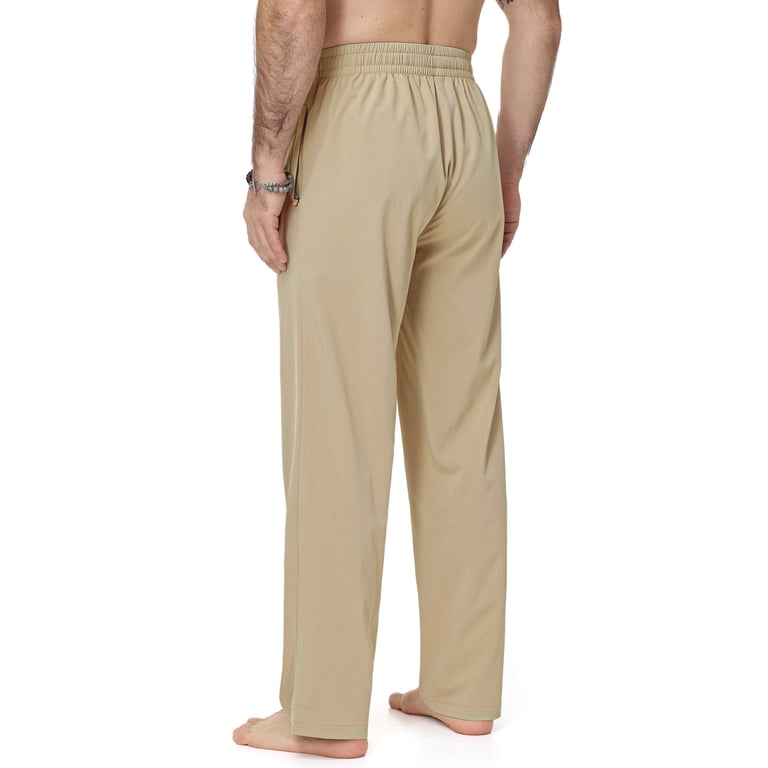 Xidunhg Men's Linen Casual Beach Summer Pants photo 2