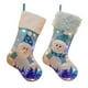 thumbnail image 4 of Medias navideñas bordadas YONGSHENG en Azul bolsa de dulces, 4 of 5
