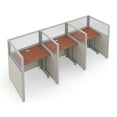 thumbnail image 2 of OFM RiZe 1 x 3 Privacy Workstation Unit in Beige and Cherry, 2 of 2