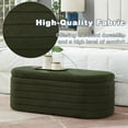 thumbnail image 3 of Storage Ottoman , 43 Inch Upholstered Teddy Storage  for Bedroom End of Bed with Safety Hinge for Bedroom, Living Room, Entryway,, 3 of 9