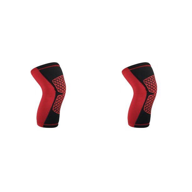 Toystoory AOTU Rodilla Compresión Manga Soporte Brace Lesión Manga Protector para Baloncesto Correr Rojo M und 295 mm 2piezas Toystoory CBP014206