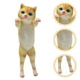 thumbnail image 3 of Khaki Resin Cat-Shaped Flower Pot Hanger for Decoration 6.5 Inches Lifelike Design, 3 of 8
