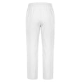 thumbnail image 4 of Fshion Casual Pants for Mens Stretch Waist Plus Size Solid Color Casual Pockets Elastic Waist Outdoor Straight Type Fitness Pants Cargo Pants Trousers, 4 of 5