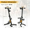thumbnail image 2 of Spaco Folding Pedal Exercise Bike with Adjustable Resistance-Yellow, LCD Monitor, Adjustable Height and Length for Total Body, Home Exercise Equipment, 2 of 10