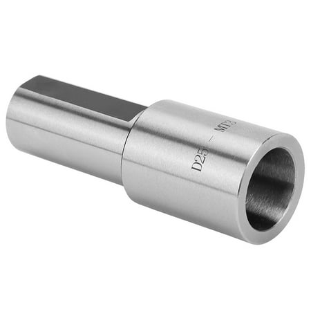 

Tool Holder Bushing 25Mm Handle Diameter Lathe Parts CNC Lathe Bushing High Hardness Durable High Strength For Taper Shank Drills Taper Shank Cutters D25-MT3