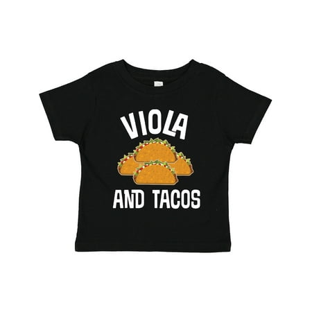 

Inktastic Viola and Tacos Funny Gift Toddler Boy or Toddler Girl T-Shirt
