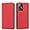 Red, variant on Premium PU Leather Flip Folio Case for Xiaomi 11T/11T Pro, Magnetic Closure Protective Case Kickstand Card Cash Slot Shockproof Durable Wallet Cover Soft TPU Inner Phone Case - Black