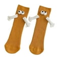 thumbnail image 2 of Calcetines de tubo medio Yuyangstore Calcetines Cómodos Divertidos Pareja Sosteniendo Amarillo, 2 of 8
