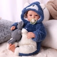 thumbnail image 4 of Muñeca Reborn BABESIDE Aiden Boy de 50 cm con juguete y caja de regalo, 4 of 9