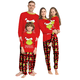 thumbnail image 2 of Conjunto de pijamas familiares a juego de Navidad Conjunto de pijamas familiares a juego de dibujos animados para adultos, niños y bebés 2025 Pijamas familiares navideños, 2 of 3