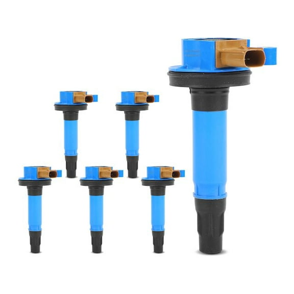 Ignition Coil Kit 6 - Compatible with 2015 - 2017 Ford Expedition 3.5L V6 2016