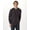 Black, variant on Boxercraft BM3101 Men's Henley Ls Tee-True Royal-2XL