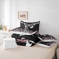 thumbnail image 6 of Homewish Teens Female Men Flying Butterfly Twin Bedding Sets 7-Piece,Botanical Plants Mushroom Bedding Comforter Set Microfiber,Galaxy Starry Sky Breathable Sheet Sets,Super Cozy Room Decor, 6 of 8