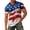 A001-Blue, variant on Men's 4th Of July Shirt Plus Size Short Sleeve 250 Anniversary Usa Shirt Usa Flag Graphic Print American Flag Patriotic Tshirt