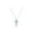 silver, variant on Weloille Moonstone Dream Catcher Necklace Simple Jewelry Cold Wind Clavicle Accessories