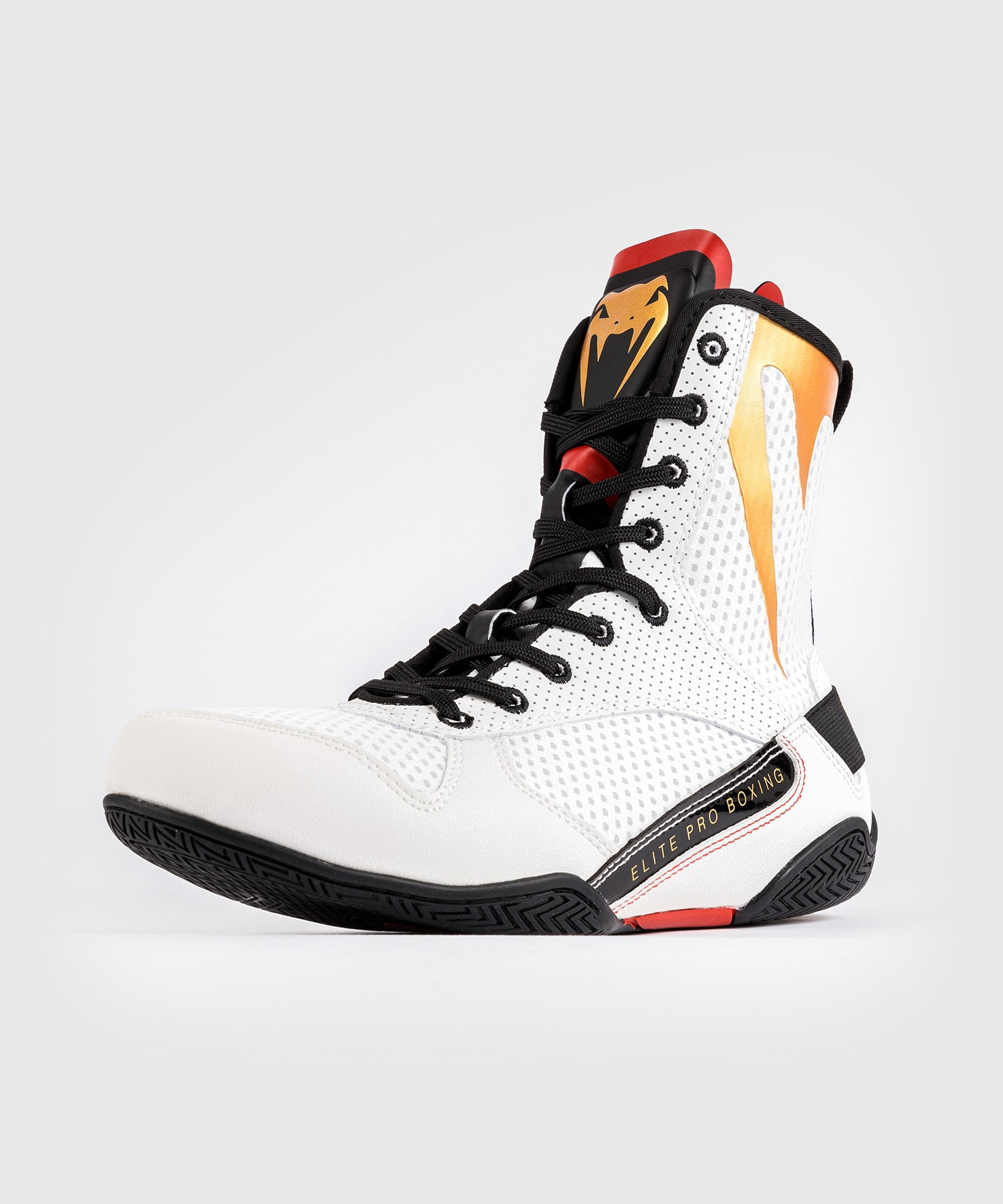 Venum Elite Boxing Shoes - Ice /Gold - M6/W7.5