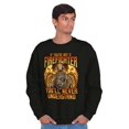 thumbnail image 3 of Not A Firefighter Never Understand Men's Big & Tall Crewneck Sweatshirt Brisco Brands 2X, 3 of 5