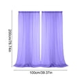 thumbnail image 3 of Light Filtering Sheer Curtains, Soft Airy Voile Rod Pocket Window Drapes for Bedroom Living Room, Easy Care Privacy Window Panels, 3 of 6