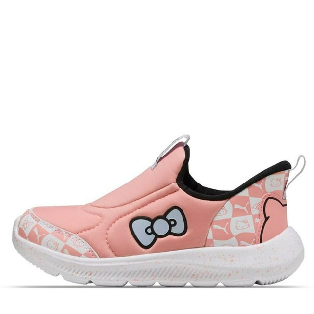 Tenis Puma Fun Racer 2 Sliptech para Niñas 17 A 21.5. 401425-01 rosa 20.5