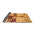thumbnail image 2 of Ahgly Company Indoor Rectangle Patchwork Orange Transitional Area Rugs, 8' x 10', 2 of 4