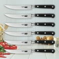 thumbnail image 6 of Cooks Standard Classic Cutlery Steak Knives Set, High Carbon Stainless Steel, Ergonomic Handle, 6-Piece, Black, 6 of 8