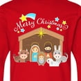 thumbnail image 4 of Inktastic Merry Christmas Cute Nativity Scene Long Sleeve Youth T-Shirt, 4 of 5