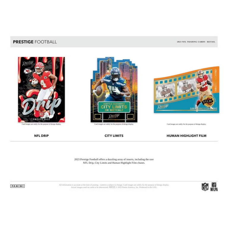 2023 Panini Prestige Football Trading Cards Jumbo Value Pack | 30 Cards