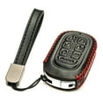 thumbnail image 3 of Vitodeco Leather Key Fob Cover Case Protector Compatible with Honda Odyssey (2025 - 2026 Models) - 7 Buttons, Black/Red, 3 of 6