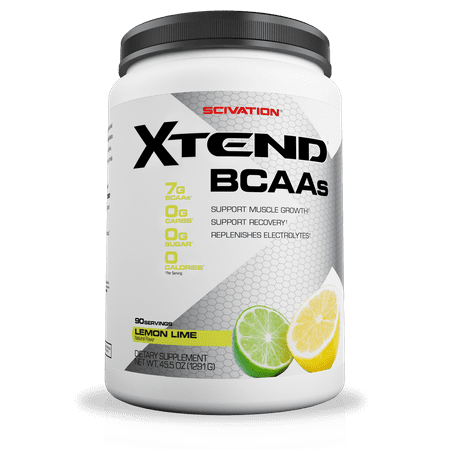 Scivation Xtend BCAA Powder, Lemon-Lime, 90
