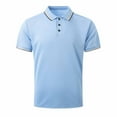 thumbnail image 4 of CaiJunJia George Polo Shirt,Men's Polo Shirt Cotton Golf Shirts Long and Short Sleeve Collared Shirts for Uniform, Casual, Business, Work, 4 of 6