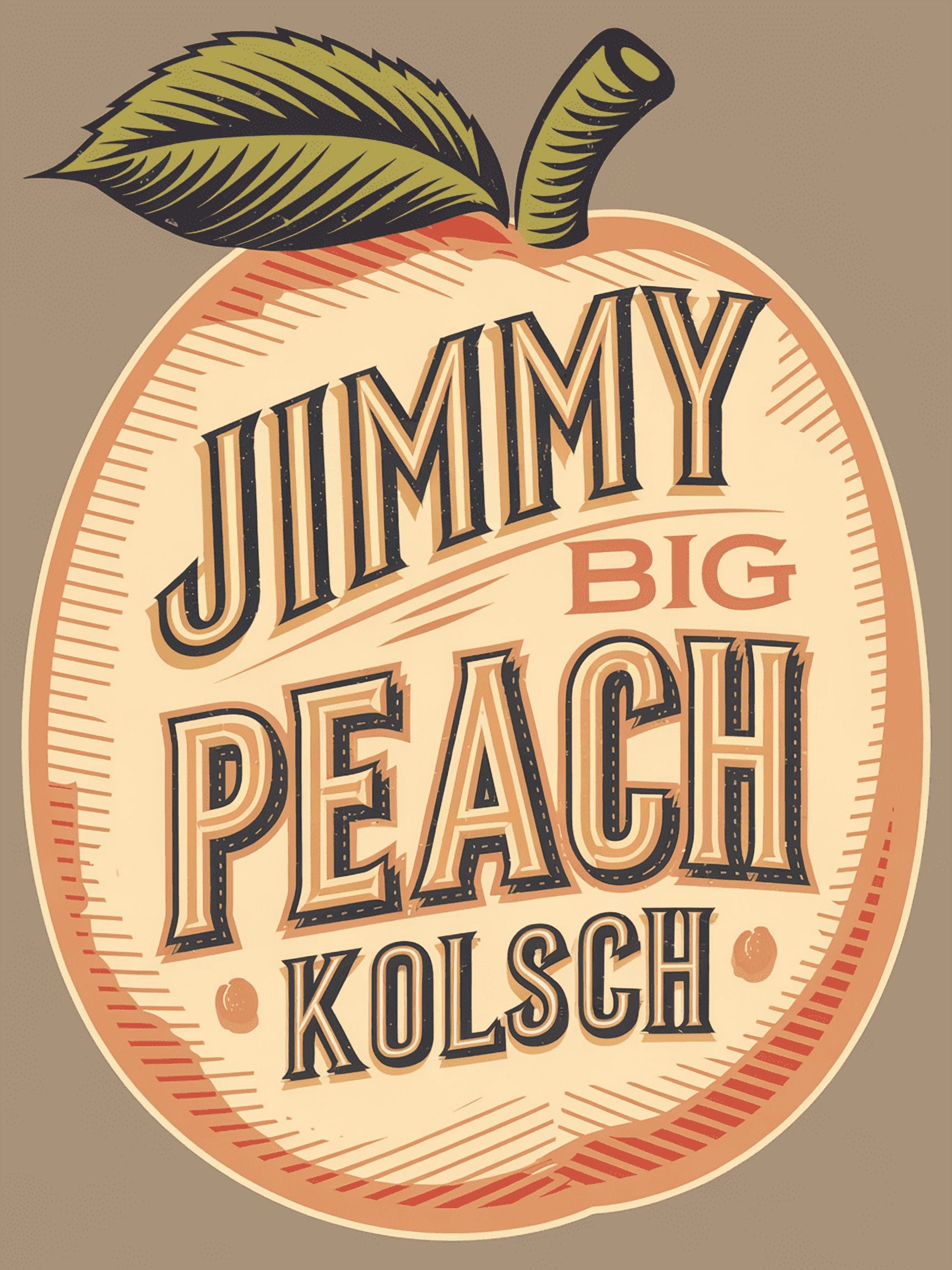 Label Peelers Jimmy Big Peach Kolsch Beer Kit - Extract