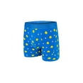 thumbnail image 2 of Aeropostale Mens Boxer Briefs Poly Spandex Performance Brushed Microfiber Ultra Soft Fly-less Support Boxer Briefs Underwear(Blue/Black/Teal/Black, Medium), 2 of 5