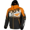 FXR Boost FX Snowmobile Jacket F.A.S.T. Insulated Snowproof Black Orange White - X-Small 220026-3010-04