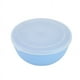 thumbnail image 1 of Xiao Hua 2 tazones irrompibles para cereales con tapa - Tazones de fibra de paja de trigo para cereales o ensalada - 12 x 12 x 6 cm, color azul, 1 of 5